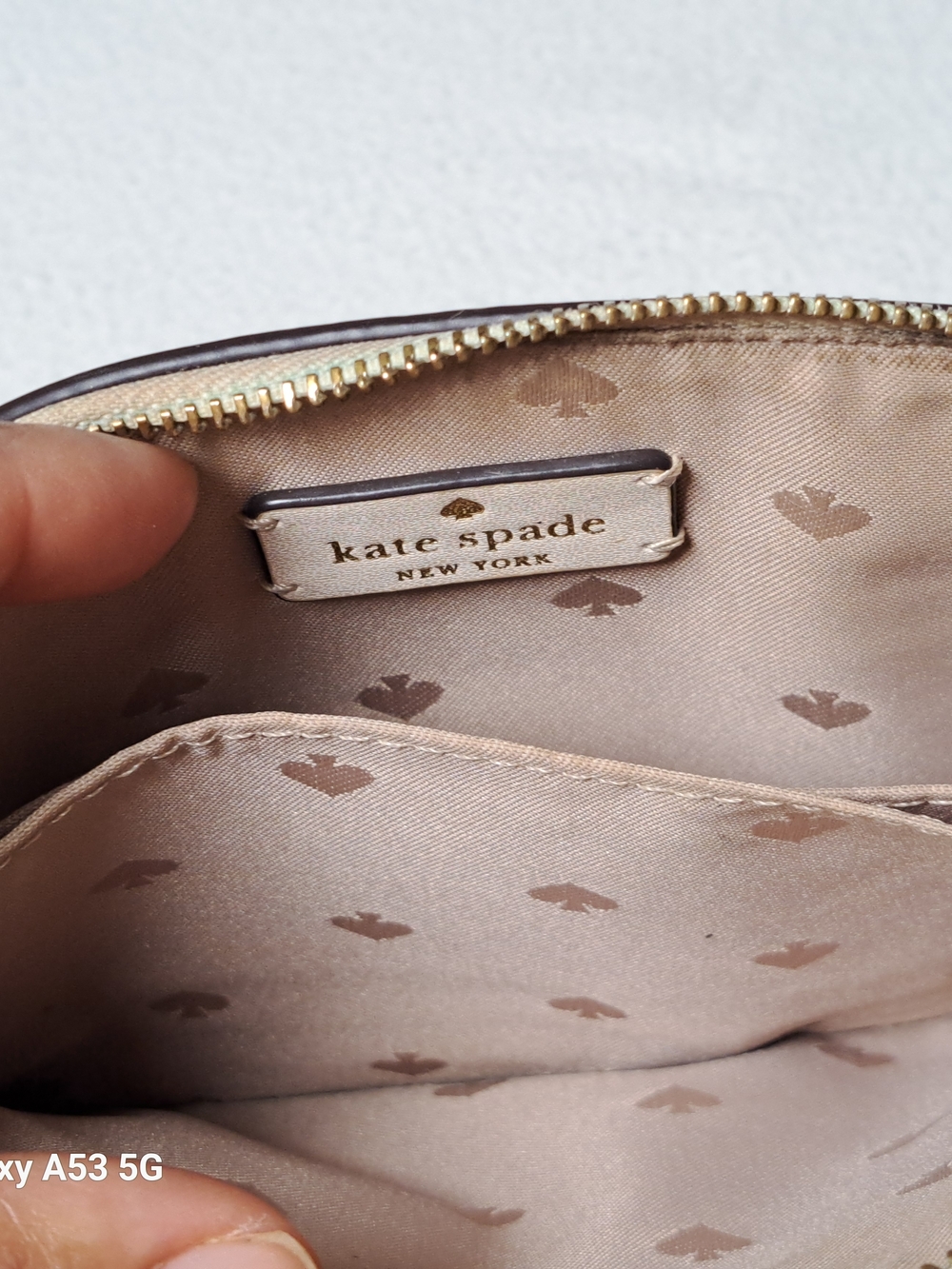 kate spade Beige Pineapple Straw Wristlet - Picture 8 of 8